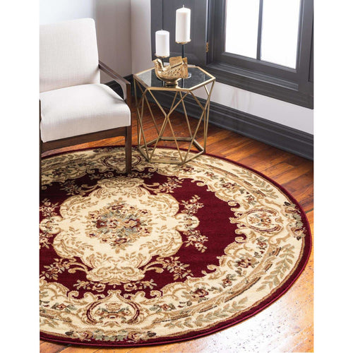 6' x 6' Chateau Round Rug - Charmed by Sapphire, LLC