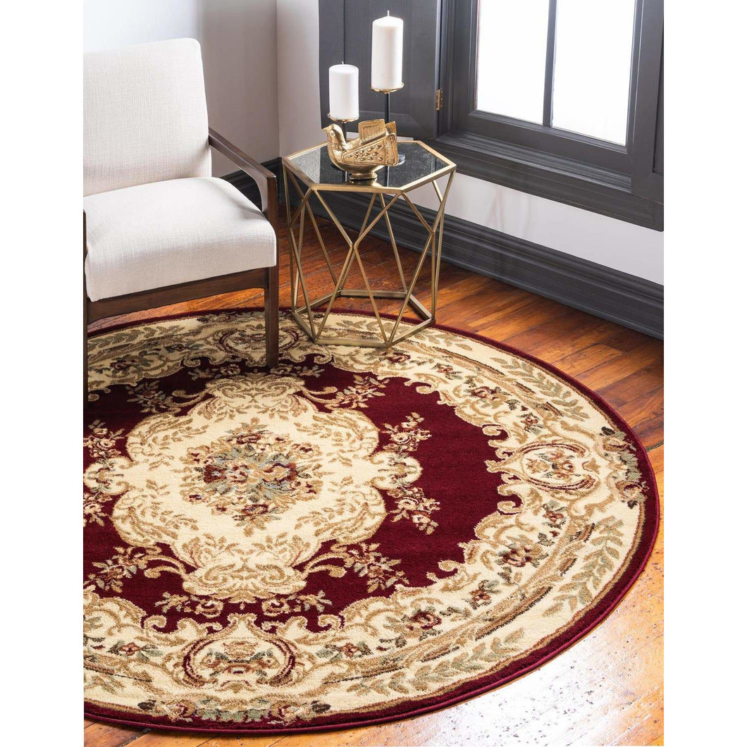 6' x 6' Chateau Round Rug - Charmed by Sapphire, LLC