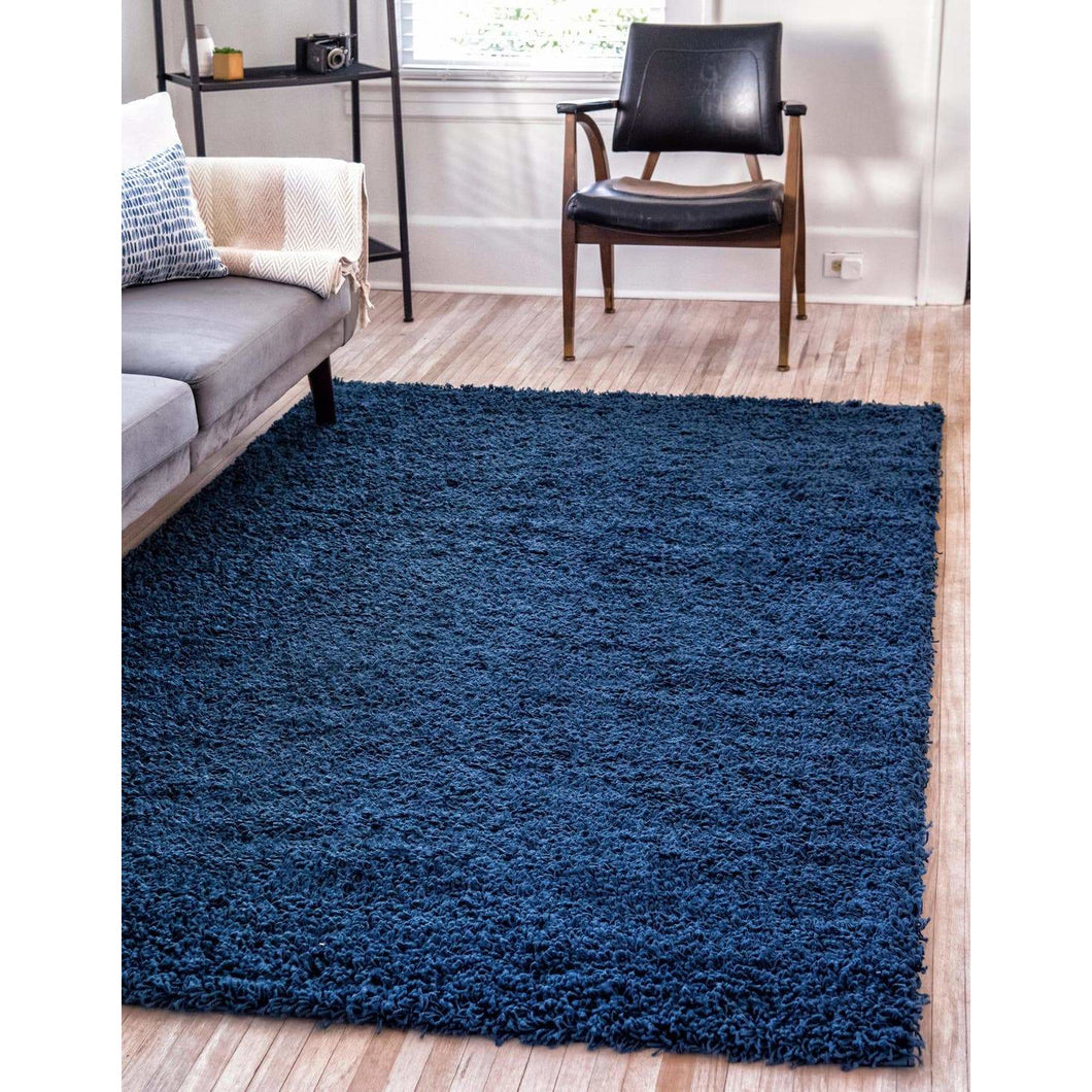 8' x 10' Solid Shag Rug - Charmed by Sapphire, LLC