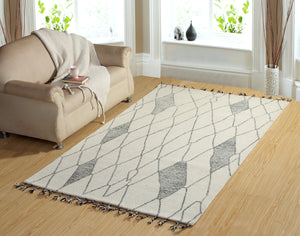 CASABLANCA 3X5 4870-190 IVORY/BLACK