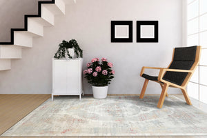 LEDA 2.2X7.7 9860-190 IVORY/GREY