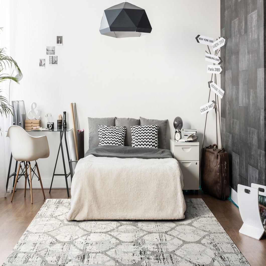 TROYA 3.11X5.7 4602-110 IVORY/GREY