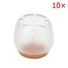 Load image into Gallery viewer, 10pcs Silicone Rectangle Square Round Chair Leg Caps Feet Pads Furniture Table Covers Wood Floor Protectors   SDF-SHIP