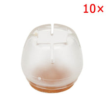 Load image into Gallery viewer, 10pcs Silicone Rectangle Square Round Chair Leg Caps Feet Pads Furniture Table Covers Wood Floor Protectors   SDF-SHIP