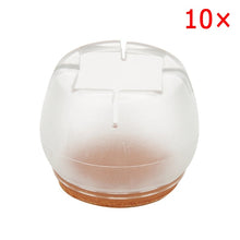Load image into Gallery viewer, 10pcs Silicone Rectangle Square Round Chair Leg Caps Feet Pads Furniture Table Covers Wood Floor Protectors   SDF-SHIP