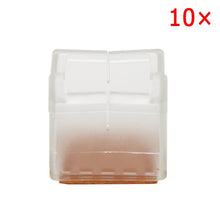 Load image into Gallery viewer, 10pcs Silicone Rectangle Square Round Chair Leg Caps Feet Pads Furniture Table Covers Wood Floor Protectors   SDF-SHIP