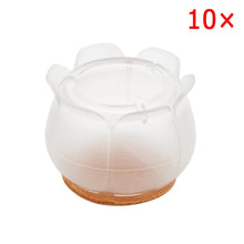 Load image into Gallery viewer, 10pcs Silicone Rectangle Square Round Chair Leg Caps Feet Pads Furniture Table Covers Wood Floor Protectors   SDF-SHIP