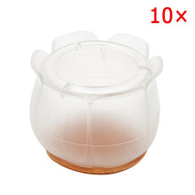 Load image into Gallery viewer, 10pcs Silicone Rectangle Square Round Chair Leg Caps Feet Pads Furniture Table Covers Wood Floor Protectors   SDF-SHIP