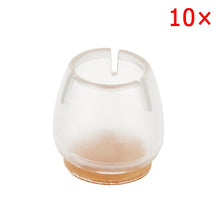 Load image into Gallery viewer, 10pcs Silicone Rectangle Square Round Chair Leg Caps Feet Pads Furniture Table Covers Wood Floor Protectors   SDF-SHIP