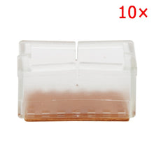 Load image into Gallery viewer, 10pcs Silicone Rectangle Square Round Chair Leg Caps Feet Pads Furniture Table Covers Wood Floor Protectors   SDF-SHIP