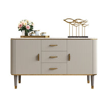 Load image into Gallery viewer, Light luxury simple sideboard restaurant tea station TV cabinet storage entrance hall cabinet console table