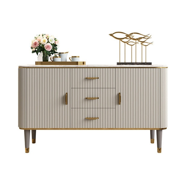 Light luxury simple sideboard restaurant tea station TV cabinet storage entrance hall cabinet console table