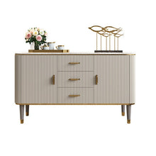 Load image into Gallery viewer, Light luxury simple sideboard restaurant tea station TV cabinet storage entrance hall cabinet console table