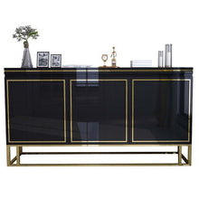 Load image into Gallery viewer, American entrance cabinet modern minimalist paint white locker living room tea cabinet light luxury side cabinet console table