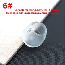 Load image into Gallery viewer, 16Pcs/Lot Table Chair Leg Mat Silicone Non-slip Table Chair Leg Caps Foot Protection Bottom Cover Pads Wood Floor Protectors