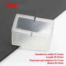 Load image into Gallery viewer, 16Pcs/Lot Table Chair Leg Mat Silicone Non-slip Table Chair Leg Caps Foot Protection Bottom Cover Pads Wood Floor Protectors