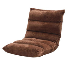 Load image into Gallery viewer, Japanese Floor Chair Folding Adjustable Lazy Sofa Chair Floor Gaming Sofa Chair Padded Lounger Soft Recliner with Back Support