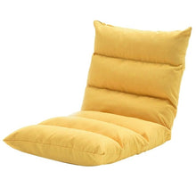 Load image into Gallery viewer, Japanese Floor Chair Folding Adjustable Lazy Sofa Chair Floor Gaming Sofa Chair Padded Lounger Soft Recliner with Back Support