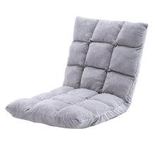 Load image into Gallery viewer, Japanese Floor Chair Folding Adjustable Lazy Sofa Chair Floor Gaming Sofa Chair Padded Lounger Soft Recliner with Back Support