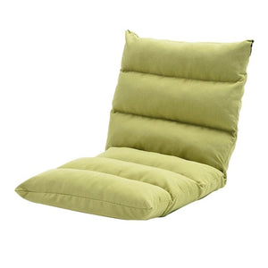 Japanese Floor Chair Folding Adjustable Lazy Sofa Chair Floor Gaming Sofa Chair Padded Lounger Soft Recliner with Back Support