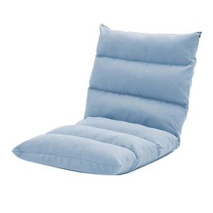 Japanese Floor Chair Folding Adjustable Lazy Sofa Chair Floor Gaming Sofa Chair Padded Lounger Soft Recliner with Back Support