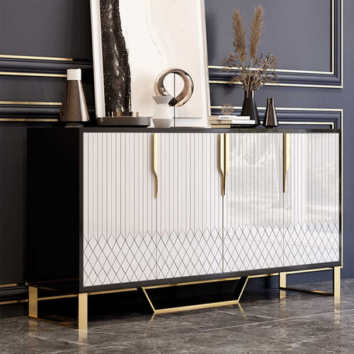 Light Luxury Sideboards Cabinet Post-Modern Simple Porch Living Room Storage Restaurant Side Cabinet Nordic Coffee Table