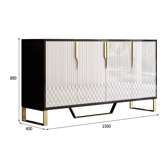 Light Luxury Sideboards Cabinet Post-Modern Simple Porch Living Room Storage Restaurant Side Cabinet Nordic Coffee Table