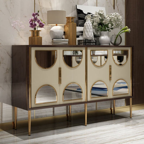 Post-Modern Light Luxury Sideboards Cabinet Simple xuan guan ju Nordic Neo-Classical Hall Cabinet American Hong