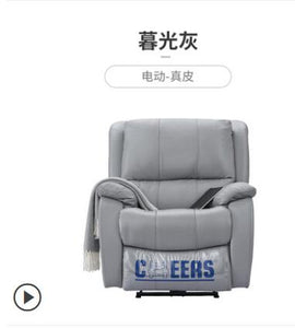 Light luxury single person electric simple modern leather sofa function living room space cabin chair