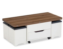 Load image into Gallery viewer, Creative home furniture folding coffee table dining table for Living room dining room moveable lifting side table