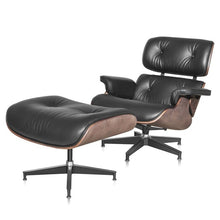 Load image into Gallery viewer, Furgle Modern Classic Replica Lounge Chair with ottoman chaise furniture real leather Swivel Chair Leisure for living room hotel