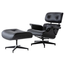 Load image into Gallery viewer, Furgle Modern Classic Replica Lounge Chair with ottoman chaise furniture real leather Swivel Chair Leisure for living room hotel