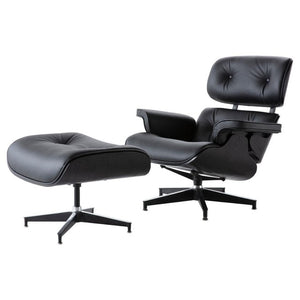 Furgle Modern Classic Replica Lounge Chair with ottoman chaise furniture real leather Swivel Chair Leisure for living room hotel