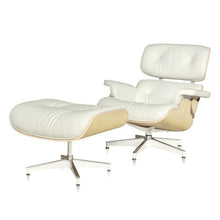 Load image into Gallery viewer, Furgle Modern Classic Replica Lounge Chair with ottoman chaise furniture real leather Swivel Chair Leisure for living room hotel