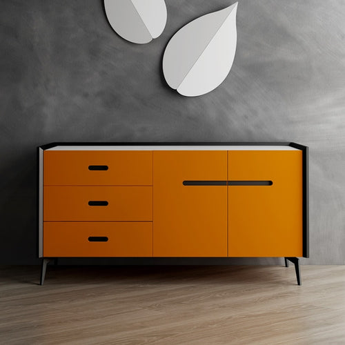 Modern Simple Household Lockers Light Luxury Furniture Italian Rock Plate Sideboards Cabinet Marble Top