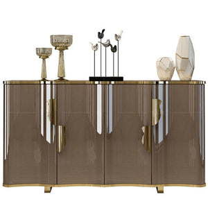 Post-Modern Porch Cabinet Hotel Model Room Curio Cabinet Paint Designer Creative Hall Cabinet Light Luxury Sideboards Cabinet
