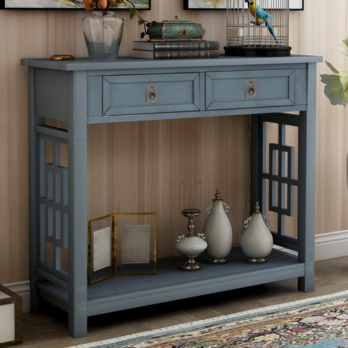 Kitchen Furnitures Buffet Sideboard Console Table Dning Cabinet With 2 Drawers Bottom Shelf Entryway Accent House Sofa Table