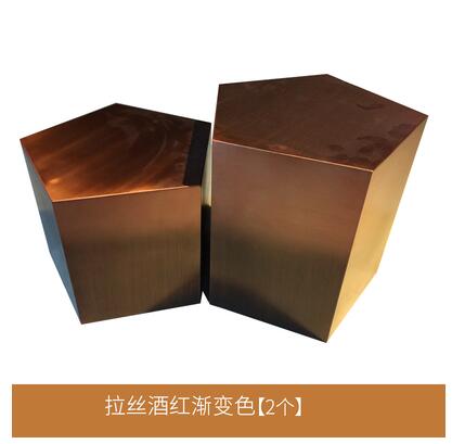 Light luxury combination corner table stainless steel coffee table designer sofa side table Italian minimalist coffee table