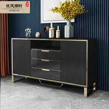 Load image into Gallery viewer, Light Luxury Post-Modern Sideboards Cabinet Porch Table Wine Rack Simple Restaurant Multi-Function Tea Paint Living Room Cabinet