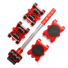 Load image into Gallery viewer, Dropshipping Furniture Mover Set Furniture Mover Tool Transport Lifter Heavy Stuffs Moving Wheel Roller Bar Hand Tools 5 Pcs Set