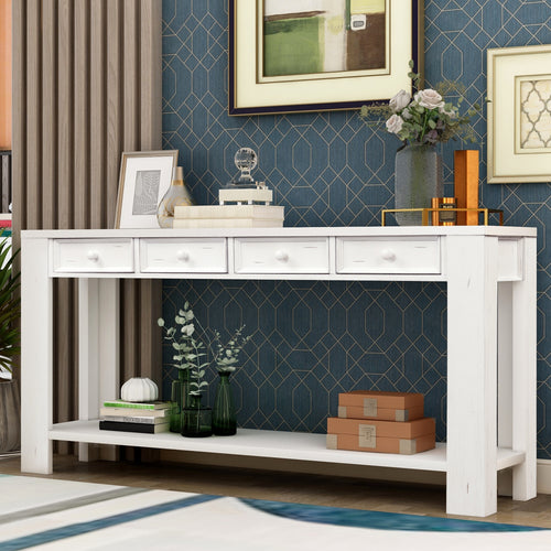 Kitchen Furnirures Buffet Sideboard Console Table With Bottom Shelf Kitchen Cabinet Modern Wooden Container House Furniture