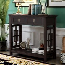 Load image into Gallery viewer, Kitchen Furnitures Buffet Sideboard Console Table Dning Cabinet With 2 Drawers Bottom Shelf Entryway Accent House Sofa Table