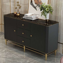 Load image into Gallery viewer, Light luxury simple sideboard restaurant tea station TV cabinet storage entrance hall cabinet console table