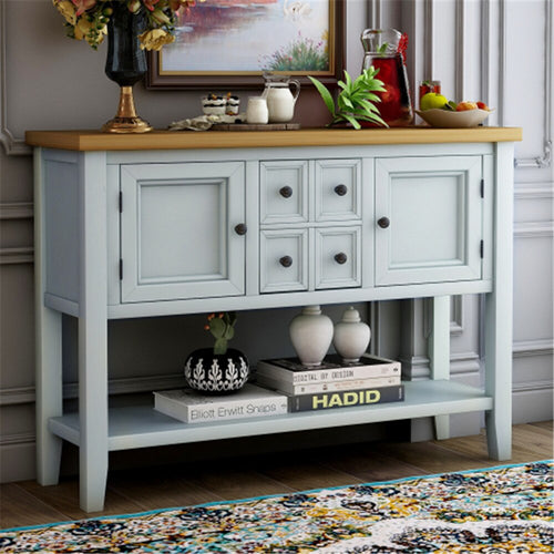 Kitchen Furnirures Buffet Sideboard Console Table With Bottom Shelf Kitchen Cabinet Modern Wooden Container House Furniture