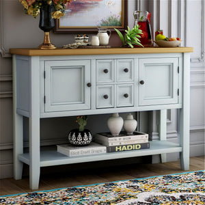 Kitchen Furnirures Buffet Sideboard Console Table With Bottom Shelf Kitchen Cabinet Modern Wooden Container House Furniture