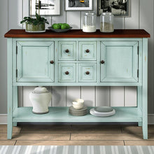 Load image into Gallery viewer, Kitchen Furnirures Buffet Sideboard Console Table With Bottom Shelf Kitchen Cabinet Modern Wooden Container House Furniture