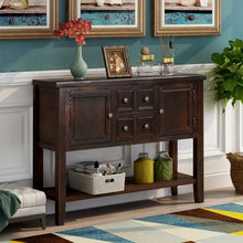 Load image into Gallery viewer, Kitchen Furnirures Buffet Sideboard Console Table With Bottom Shelf Kitchen Cabinet Modern Wooden Container House Furniture