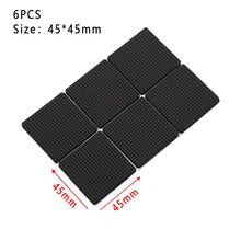 Load image into Gallery viewer, 1-24PCS Thickening Self Adhesive Furniture Leg Feet Rug Felt Pads Anti Slip Mat Bumper Damper For Chair Table Protector Hardware