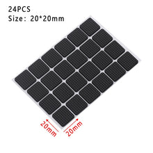 Load image into Gallery viewer, 1-24PCS Thickening Self Adhesive Furniture Leg Feet Rug Felt Pads Anti Slip Mat Bumper Damper For Chair Table Protector Hardware