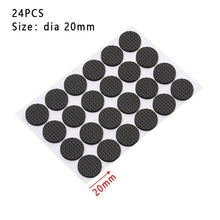 Load image into Gallery viewer, 1-24PCS Thickening Self Adhesive Furniture Leg Feet Rug Felt Pads Anti Slip Mat Bumper Damper For Chair Table Protector Hardware